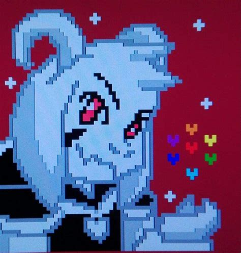 You chose a color and put that color in that tiny square on the grid. Asriel dreemurr | pixel art | Undertale Amino