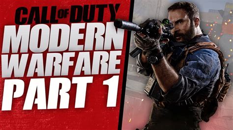 Call Of Duty Modern Warfare Gameplay Walkthrough Part 1 Work Line