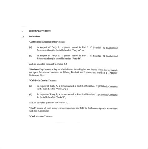 custody agreement template   word  document