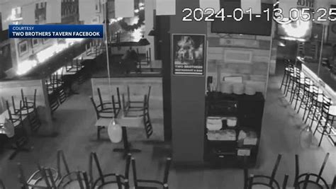 Security Footage Shows Burglar Stealing Cash Drawers From Local Restaurant