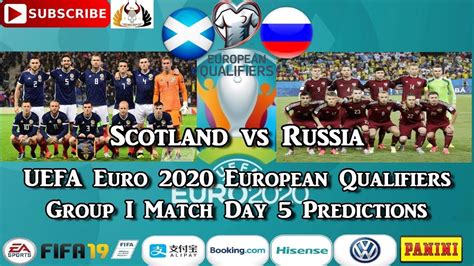 Scotland Vs Russia Uefa Euro 2020 European Championship Qualifiers