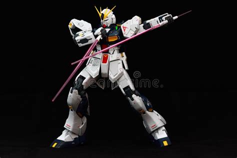 White Gundam With Double Beam Saber Editorial Stock Image Image Of