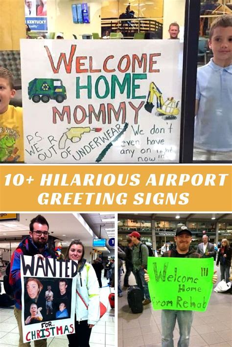 Find 1000s of funny welcome home banners banners on cafepress today! 10+ Hilarious Airport Greeting Signs That Are As ...