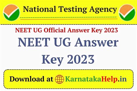 Neet Ug Answer Key 2023 Out Download Direct Link Here