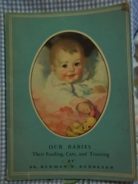 Baby Book Dr Herman Bundesen Softback Vintage By Vintagebooklover
