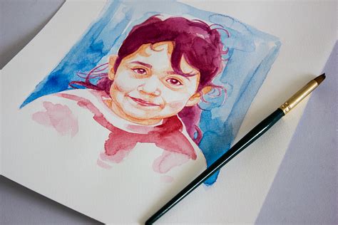 Retratos En Acuarela Watercolor Portraits On Behance