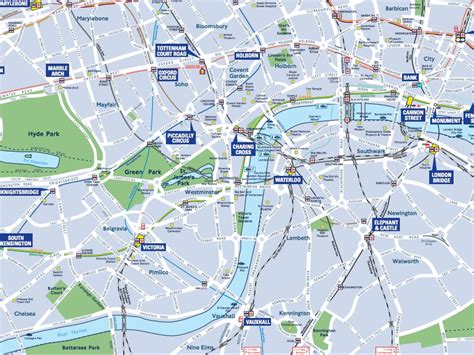 Heres A Walking Map Of London To Help You Get Around During The