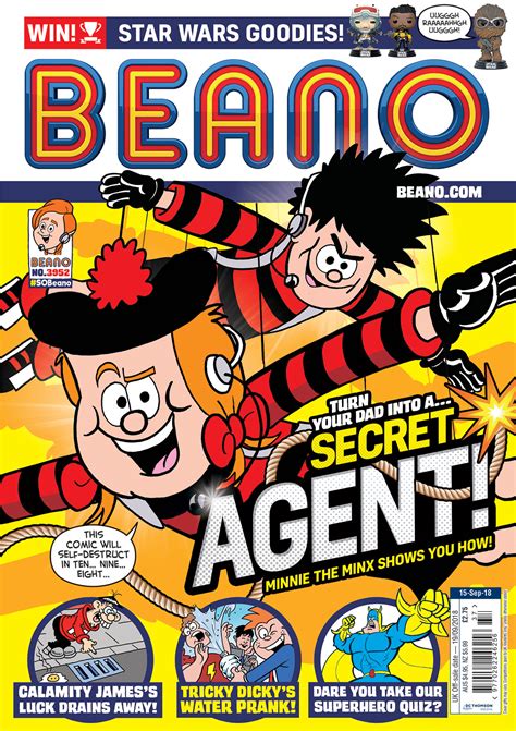 Inside Beano No 3952 Where A Super Spy Comes To Bash Street School