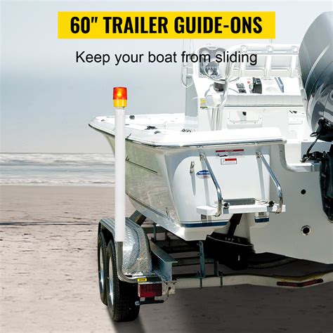 Vevor Vevor Boat Trailer Guide On 60 2pcs Steel Trailer Post Guide