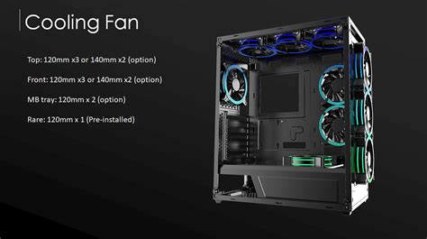 Raijintek Ponos Tg A Mid Tower Case W Tempered Glass Front And Side