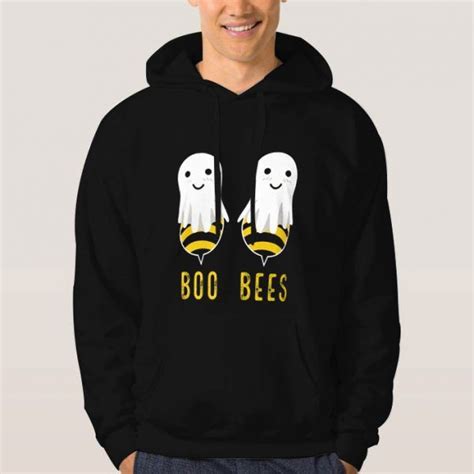 Boo Bees Halloween Hoodie Unisex Adult Size S 3xl