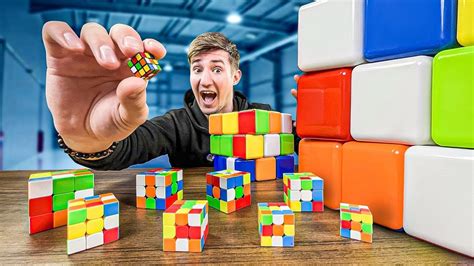 How Fast Can I Solve Rubiks Cubes Of Different Sizes Youtube