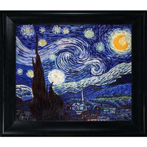 Starry Night By Vincent Van Gogh Painting On Canvas Starry Night