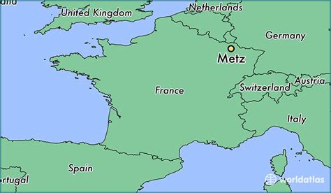 Where Is Metz France Metz Lorraine Map