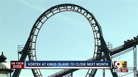 Vortex Roller Coaster Closing At Kings Island Youtube