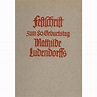 Bund für Gotterkenntnis (Hrsg): Festschrift zum 80.Geburtstag Mathilde ...