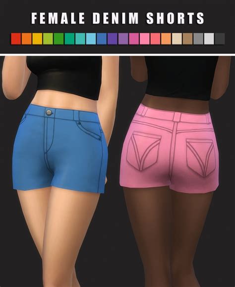 Denim Shorts At Maimouth Sims4 Sims 4 Updates