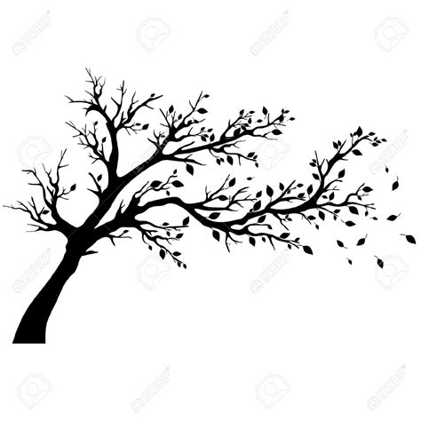 Tree Silhouette Black Clipart Clipground