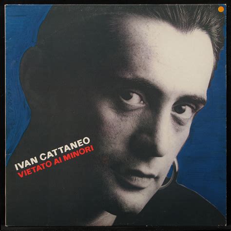 Пластинка Ivan Cattaneo Vietato Ai Minori 1986 NM EX 300413
