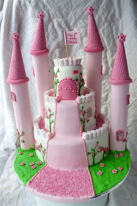 princess castle birthday cake