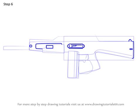 Step By Step How To Draw Acs12 Shotgun From Rainbow Six Siege