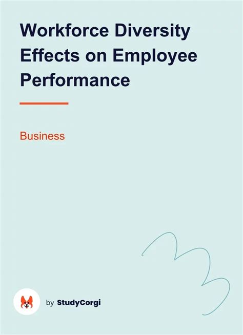 Workforce Diversity Effects On Employee Performance Free Essay Example