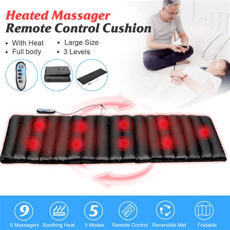 Body Massage Mattress Heated Massager Full Body Cushion Sofa Kiwi Gadgets Shop