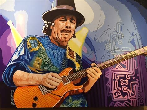 Carlos Santana By Ruby Mazur Bill Wyland Galleries Lahaina Llc