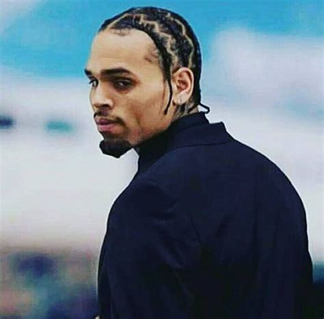 Chris Brown Wears Cornrows Black Boy Hairstyles Hairstyles For Fat
