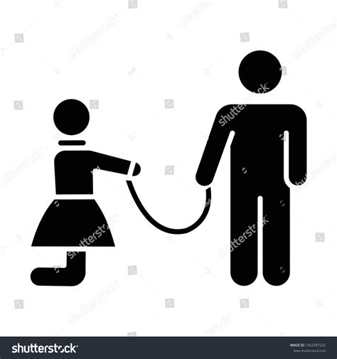 sexual slavery glyph icon violation female stock vector royalty free 1563787525 shutterstock