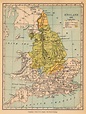 Map Of England 1050