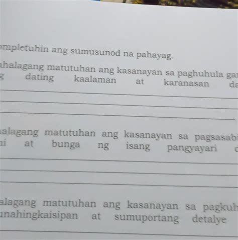 Mahalagang Matutuhan Ang Kasanayan Sa Pagsasabi Ng Sanhi At Bunga Ng