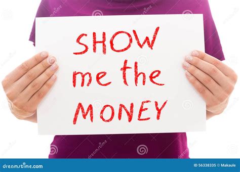 Show Me The Money Stock Image Image Of Investment Poster 56338335