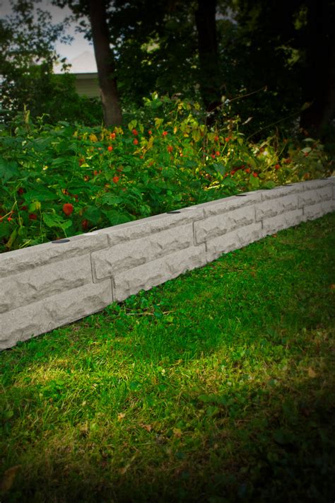 Garden Wizard 2 Foot Stone Landscape Border Wall Good Ideas Inc