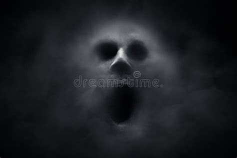 Scary Ghost On Dark Backgrounds Stock Image Image Of Abstract Evil