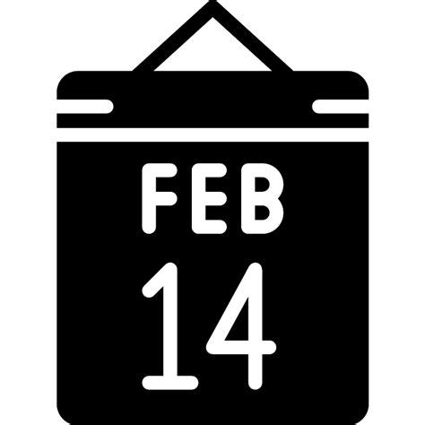 Valentines Day Time And Date Vector Svg Icon Svg Repo