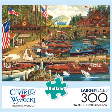 Buffalo Games Charles Wysocki Lost In The Woodies Puzzle 300 Piece