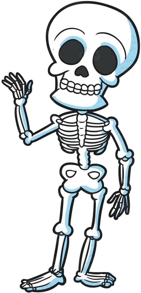 Cute Skeleton Coloring Page 96 Best Free Svg File