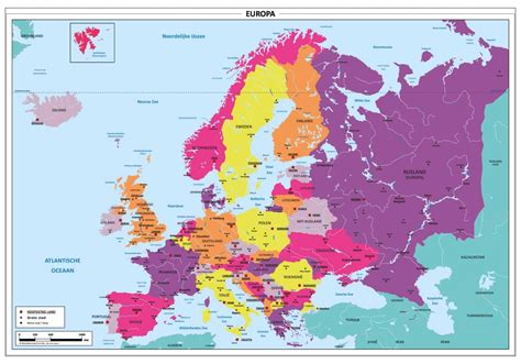 Babekaart Europa Staatkundig Europa Kaarten