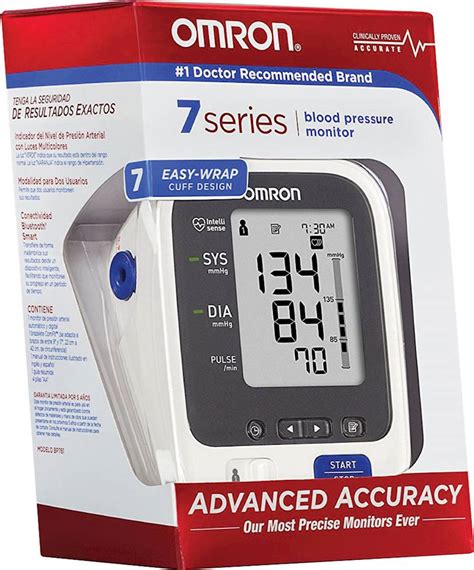 Best Buy Omron 7 Series Automatic Blood Pressure Monitor Whiteblack