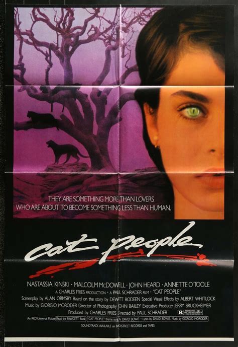 cat people 1982 original movie poster nastassja kinski malcolm mcdowell in 2020 movie