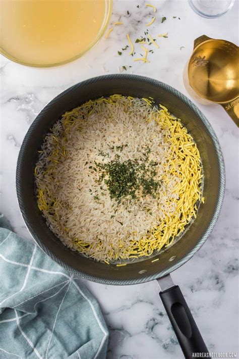 Healthy Rice A Roni Copycat Recipe Rice Pilaf With Orzo