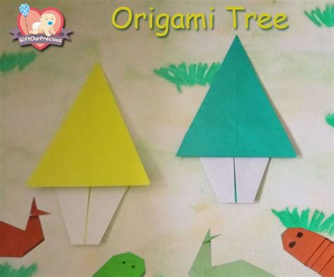 Simple Step By Step Origami Tree Instructions 4 Steps Instructables