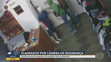 Assalto Em Loja Da Região Do Barreiro é Flagrado Por Câmera Minas Gerais G1