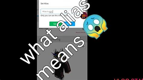 What Does Alias Means On Roblox Youtube