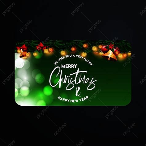 Christmas Card Design With Elegant Design And Dark Background Vector