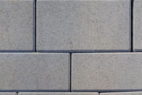 Vibro Pressed Concrete Paving Slabs Pattern Of Rectangles Bricks