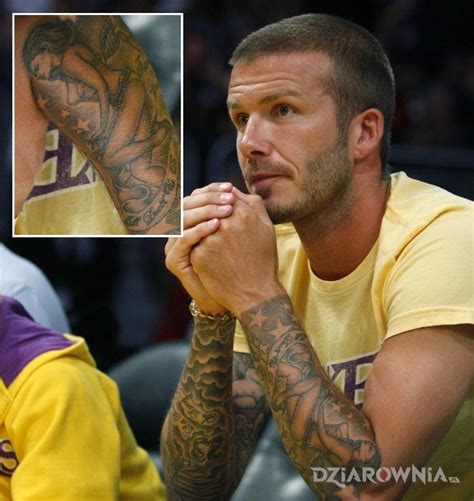 Tatuaż David Beckham Pierwsze Tatuaże Na Przedramieniach Autor