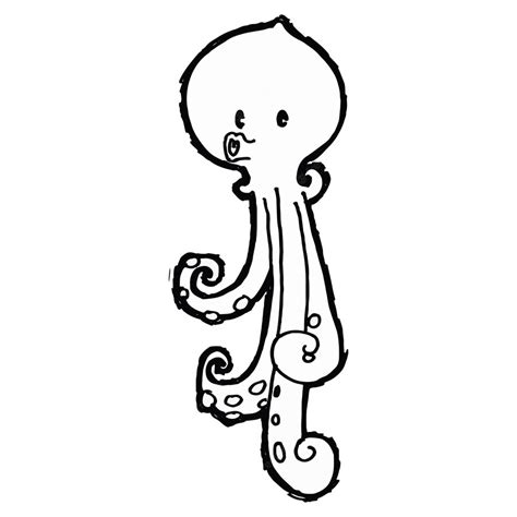 Premium Vector Octopus Cartoon Drawing Illustrated By Artbyuncle 8