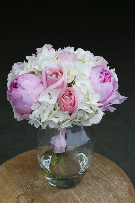 Peonies And Roses Wedding Centerpieces